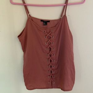 Dusty rose f21 tank